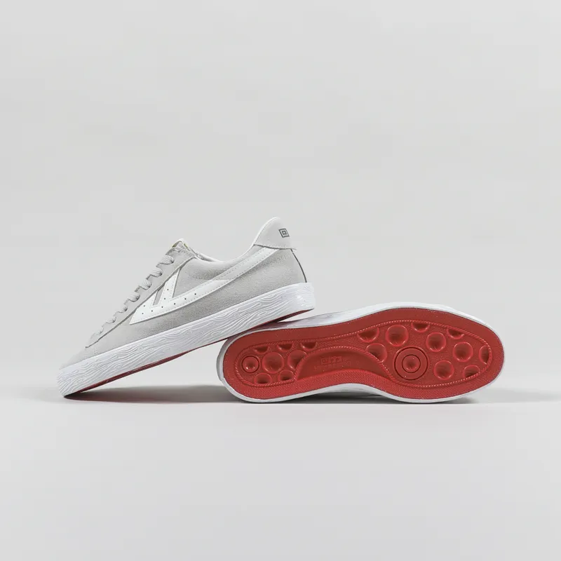 Warrior Shanghai Dime Suede Shoes Grey White-1