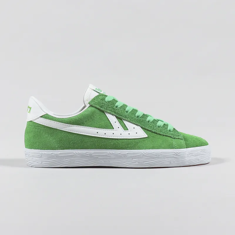 Warrior Shanghai Dime Suede Canvas Shoes Green White-4