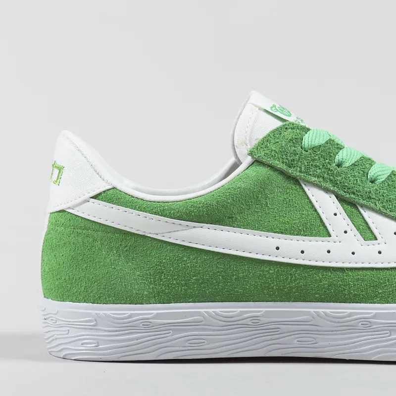 Warrior Shanghai Dime Suede Canvas Shoes Green White-5