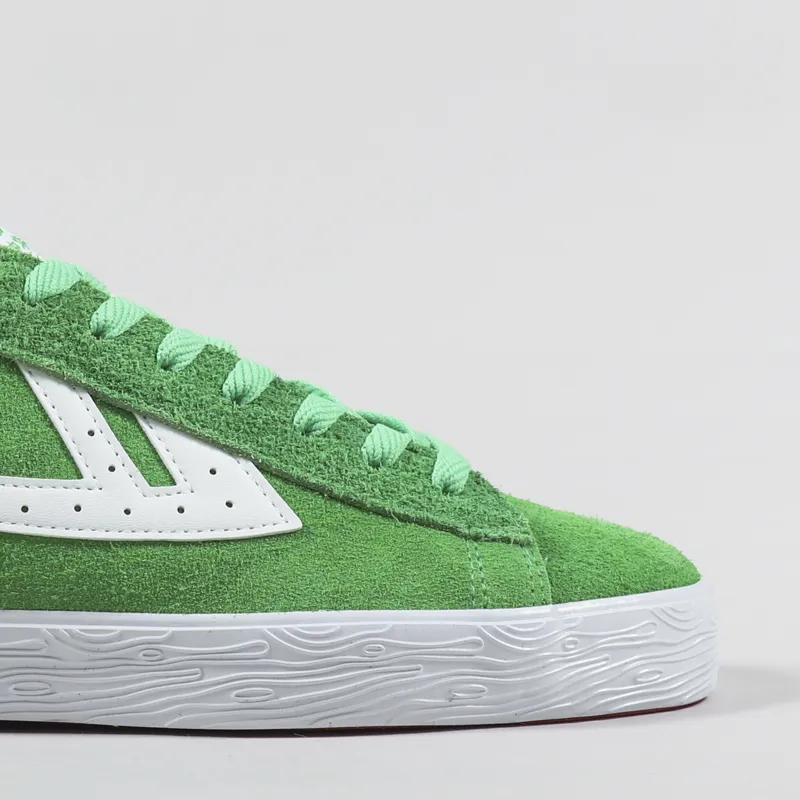 Warrior Shanghai Dime Suede Canvas Shoes Green White-6