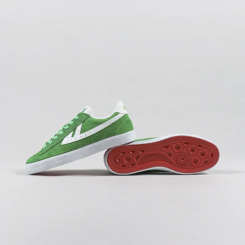 Warrior Shanghai Dime Suede Canvas Shoes Green White-2