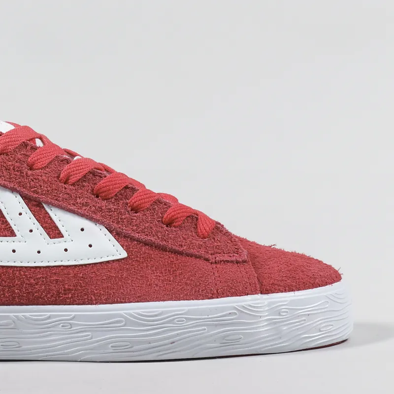 Warrior Shanghai Dime Suede Canvas Shoes Off Red White-6