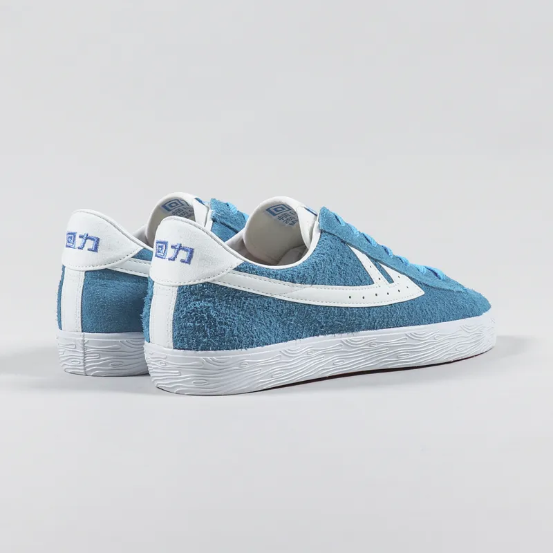 Warrior Shanghai Dime Suede Canvas Shoes Blue White-3