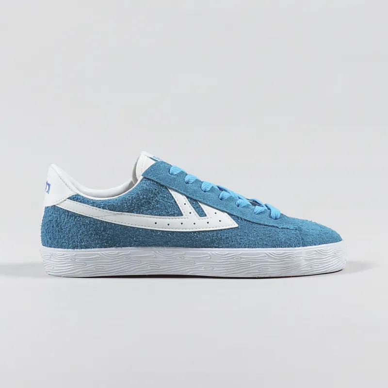 Warrior Shanghai Dime Suede Canvas Shoes Blue White-4