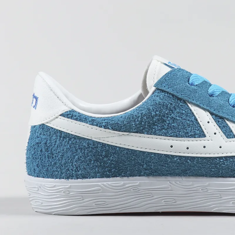 Warrior Shanghai Dime Suede Canvas Shoes Blue White-5