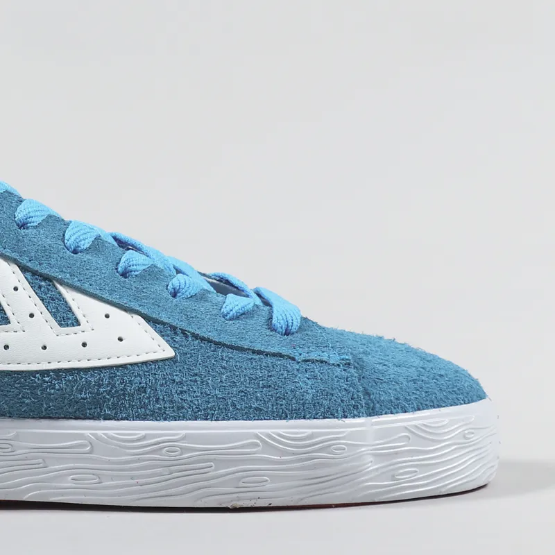 Warrior Shanghai Dime Suede Canvas Shoes Blue White-6