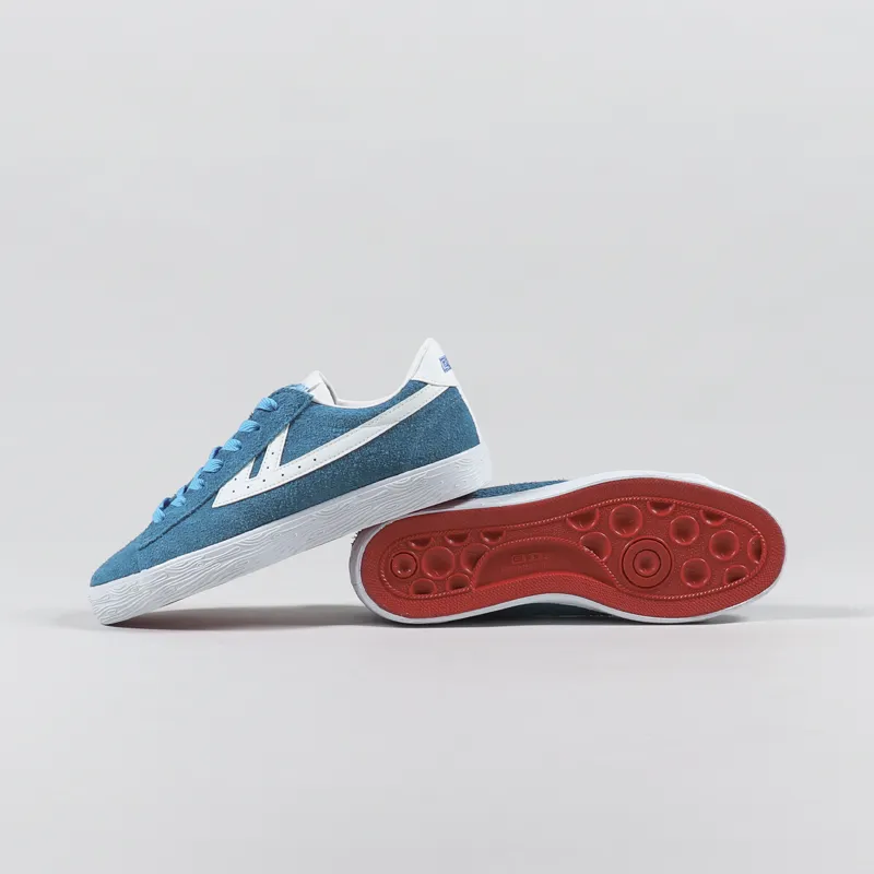Warrior Shanghai Dime Suede Canvas Shoes Blue White-2