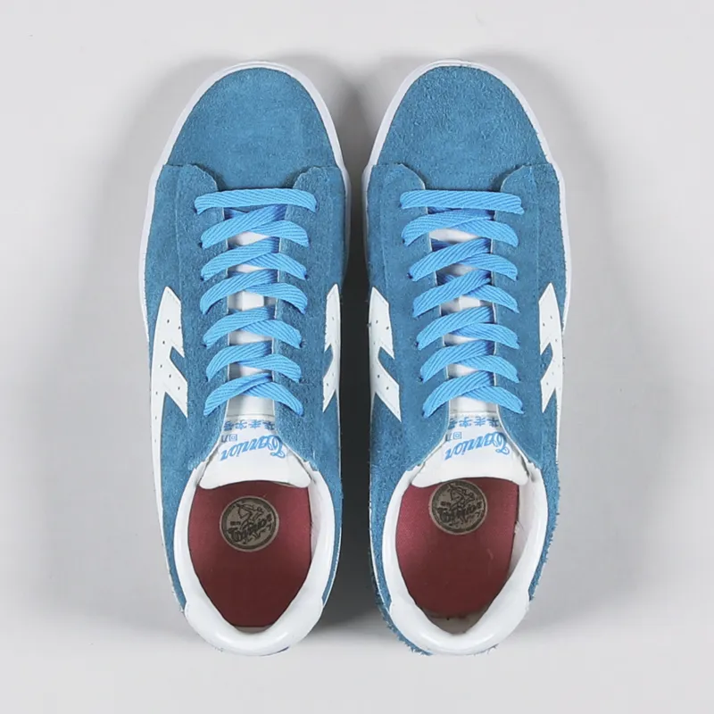 Warrior Shanghai Dime Suede Canvas Shoes Blue White-1