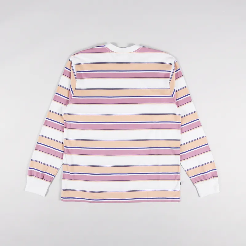 Obey Direct Long Sleeve T Shirt White Multi-1