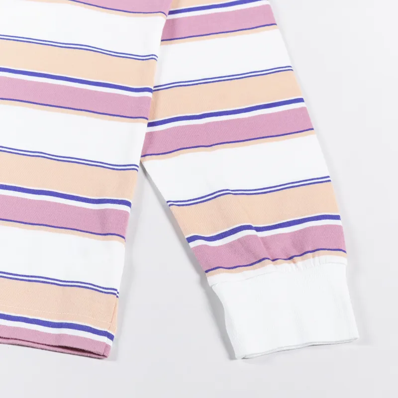 Obey Direct Long Sleeve T Shirt White Multi-4