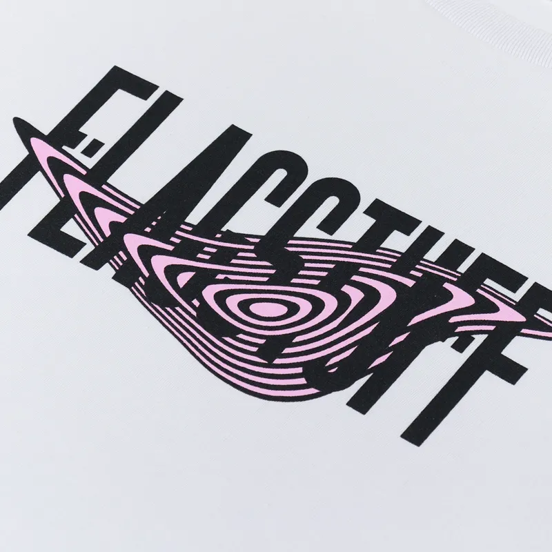 Flagstuff Distortion T Shirt White-5