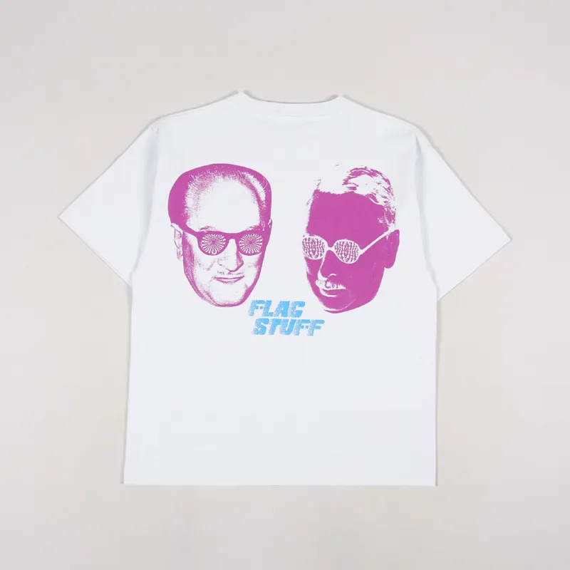 Flagstuff Distortion T Shirt White