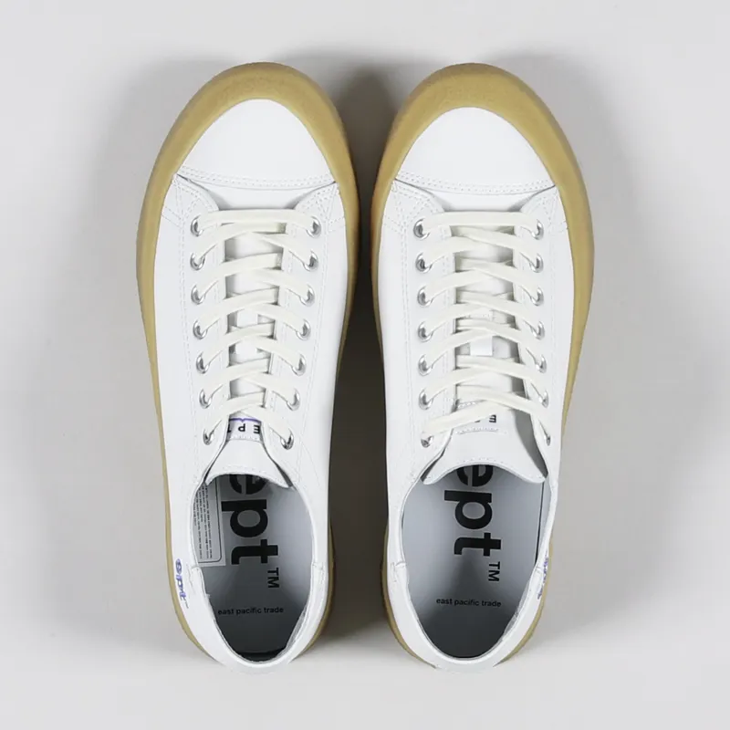 East Pacific Trade Dive Leather Shoes White Gum-1