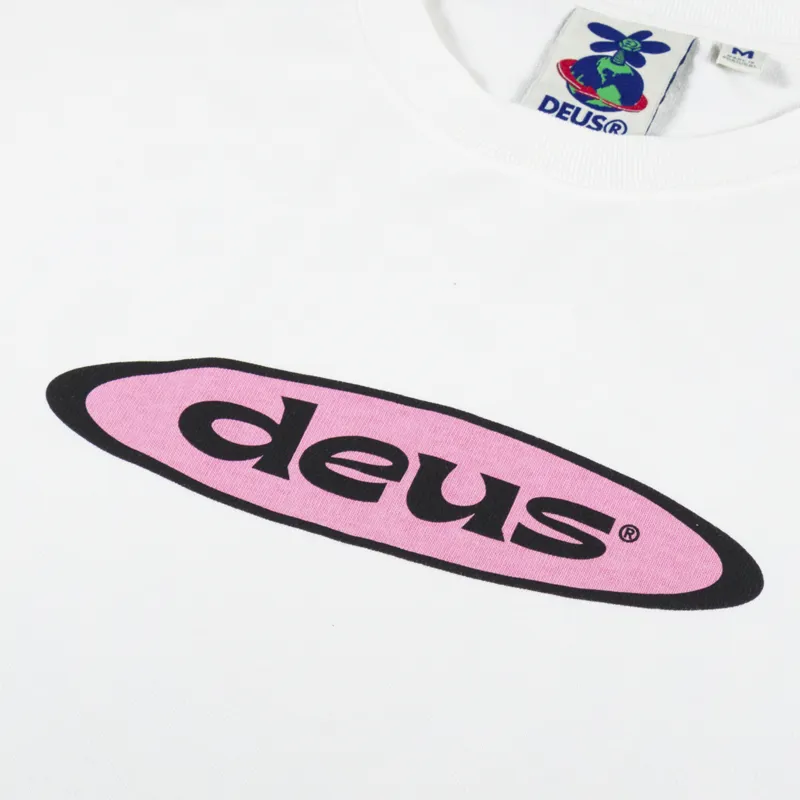 Deus Ex Machina Dizzy T Shirt Vintage White-3