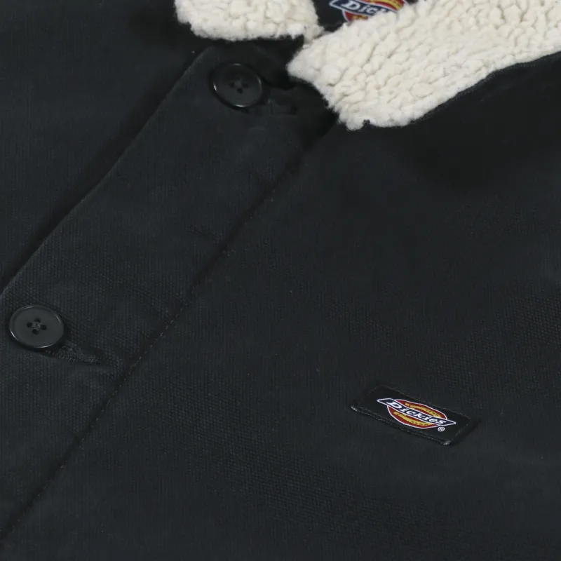 Dickies Duck Canvas Deck Jacket Stone Washed Black-6