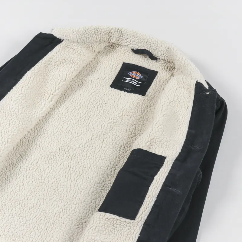 Dickies Duck Canvas Deck Jacket Stone Washed Black-4