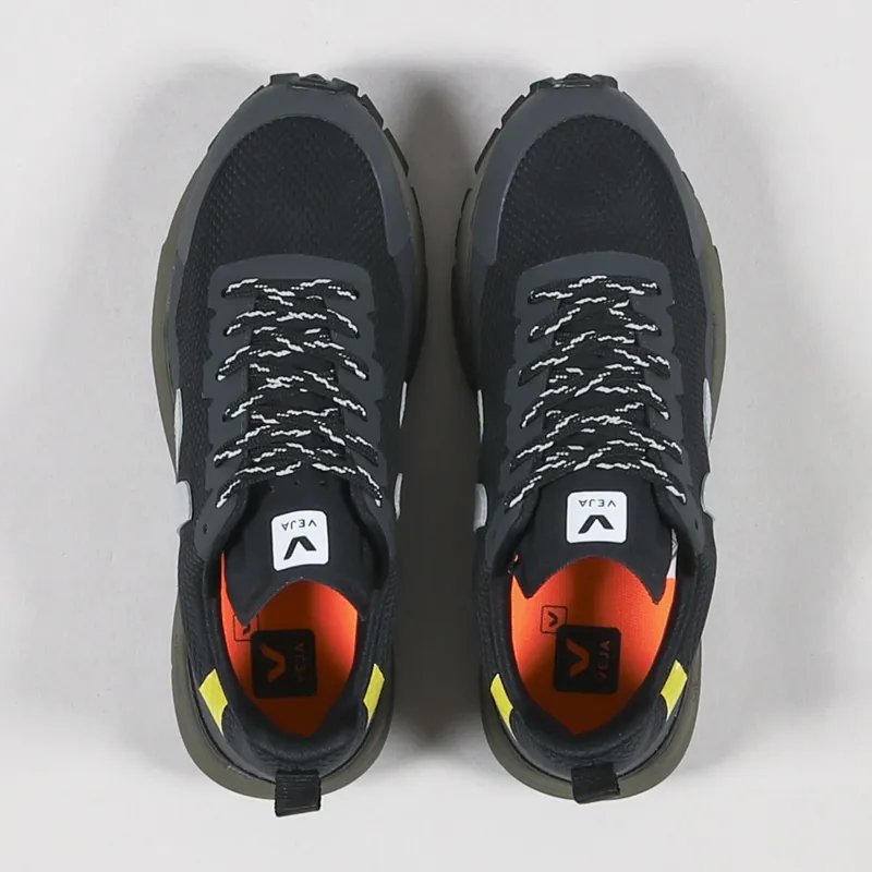 Veja Womens Dekkan Alveomesh Shoes Black Oxford Grey Tonic-3