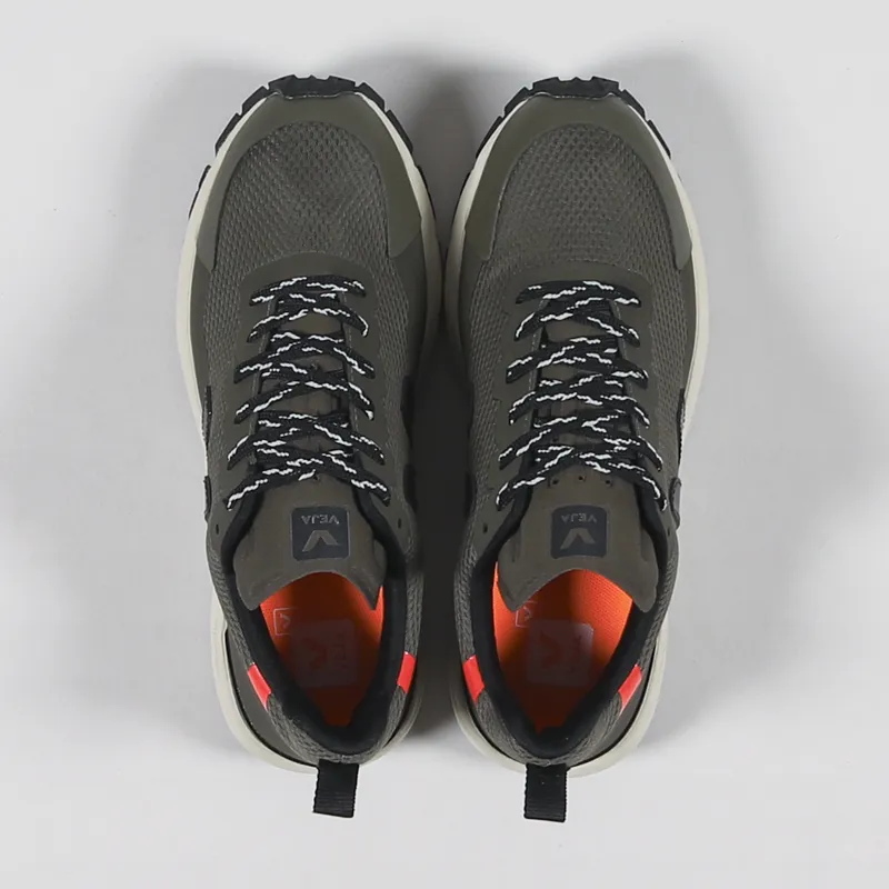 Veja Womens Dekkan Alveomesh Shoes Kaki Black-2