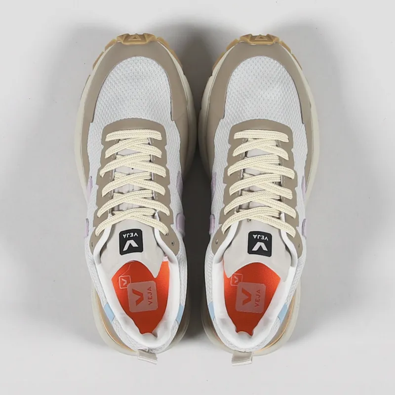 Veja Womens Dekkan Alveomesh Shoes Natural Parme-1