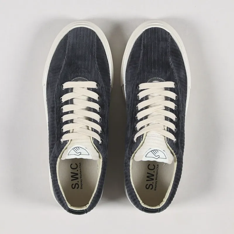 Stepney Workers Club Dellow Shoes Grand Cord Smoke-3