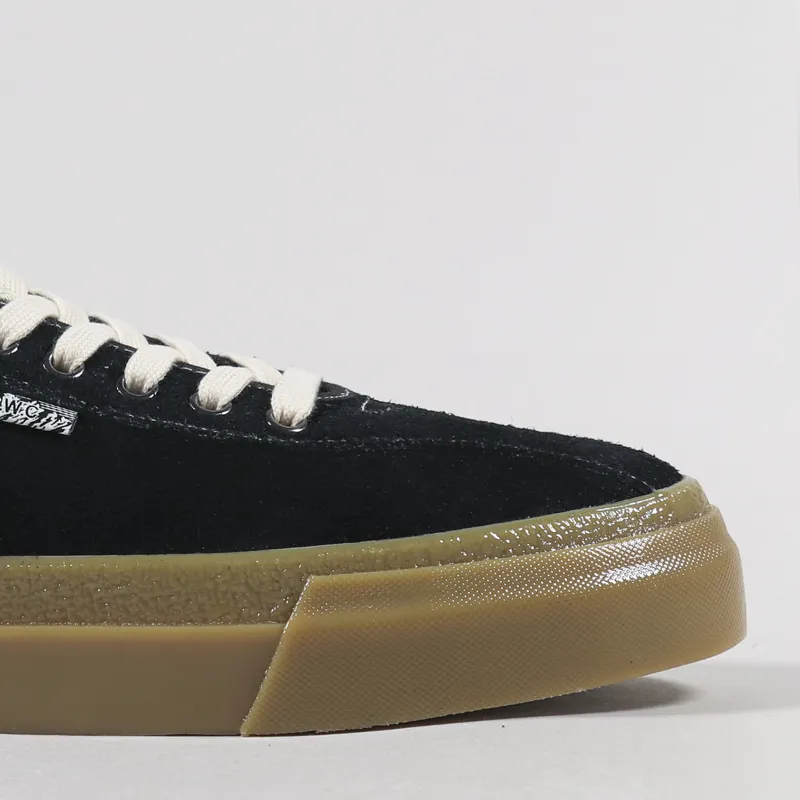 Stepney Workers Club Dellow Shoes Raw Suede Black Gum-6
