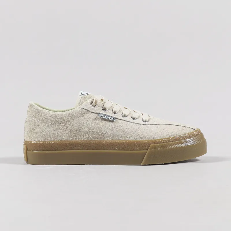 Stepney Workers Club Dellow Shoes Raw Suede Ecru Gum-4