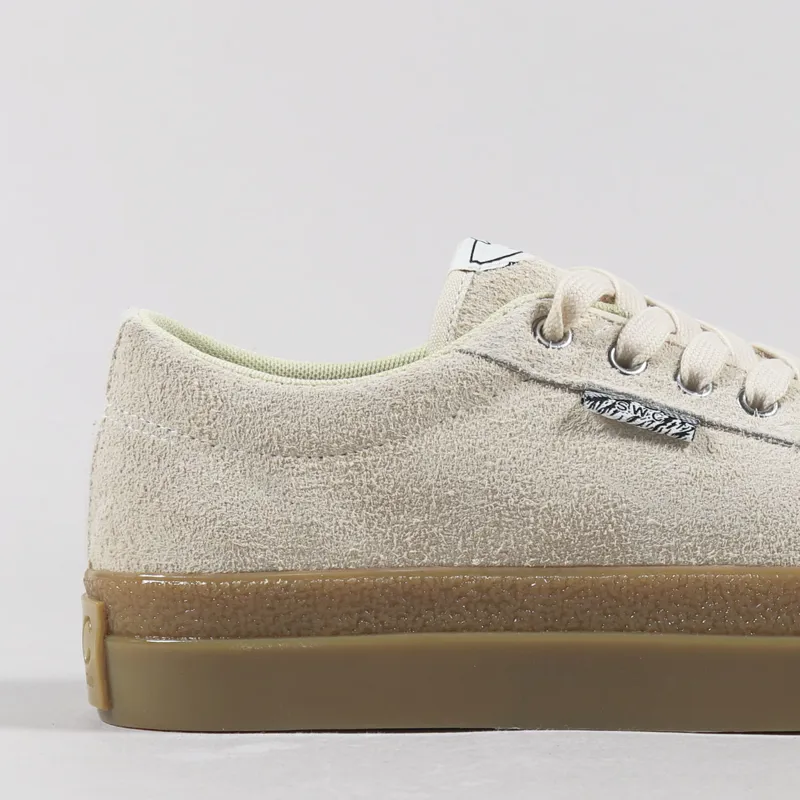 Stepney Workers Club Dellow Shoes Raw Suede Ecru Gum-5