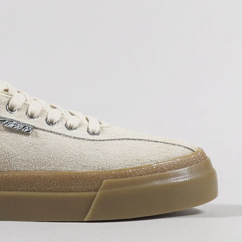 Stepney Workers Club Dellow Shoes Raw Suede Ecru Gum-6