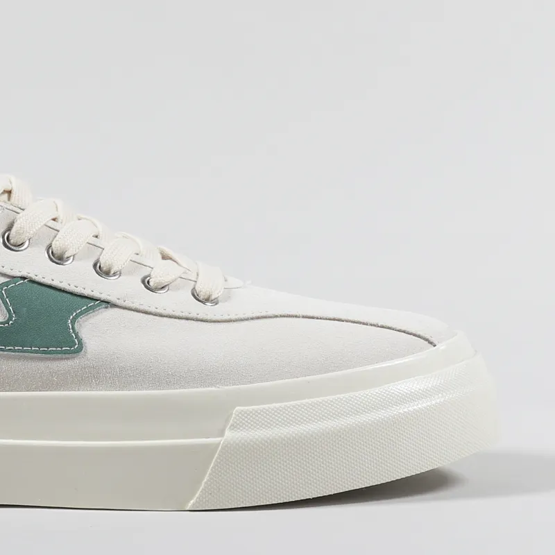 Stepney Workers Club Dellow S-Strike Suede Shoes Ecru Green-6