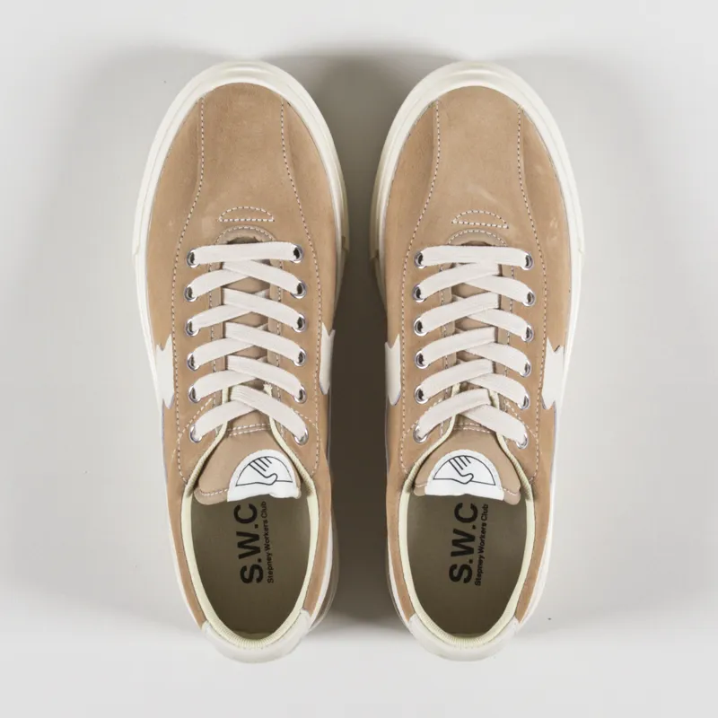 Stepney Workers Club Dellow S-Strike Shoes Suede Earth Ecru-1