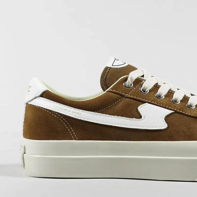 Stepney Workers Club Dellow S-Strike Shoes Suede Tan White-5