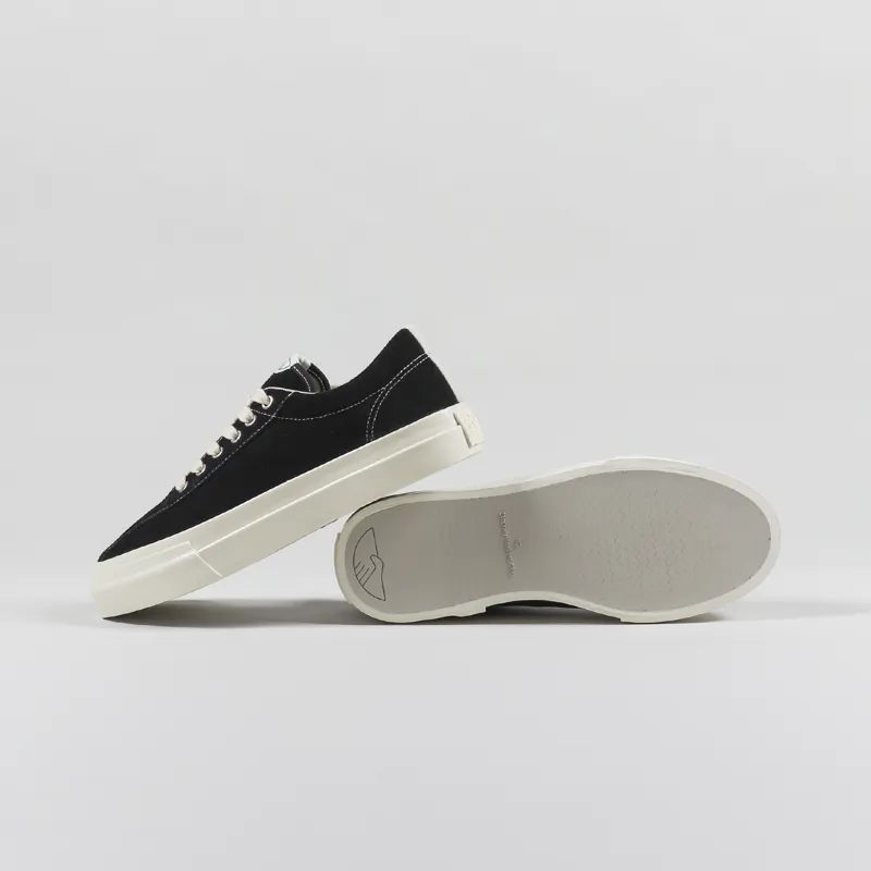 Stepney Workers Club Dellow Shoes Suede Black Ecru-1