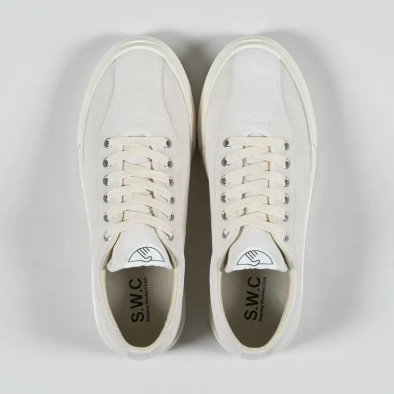 Stepney Workers Club Dellow Shoes Suede Ecru-2