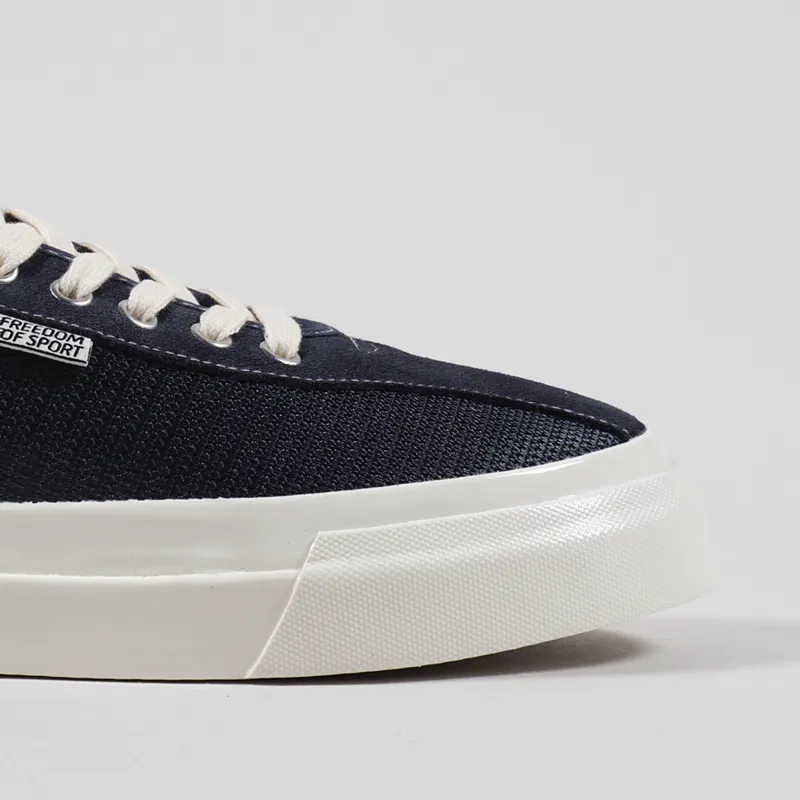 Stepney Workers Club Dellow Track Mesh Shoes Navy-6