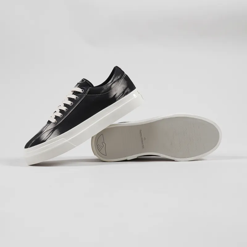 Stepney Workers Club Dellow Trophy Tie-Dye Suede Shoes Black-1