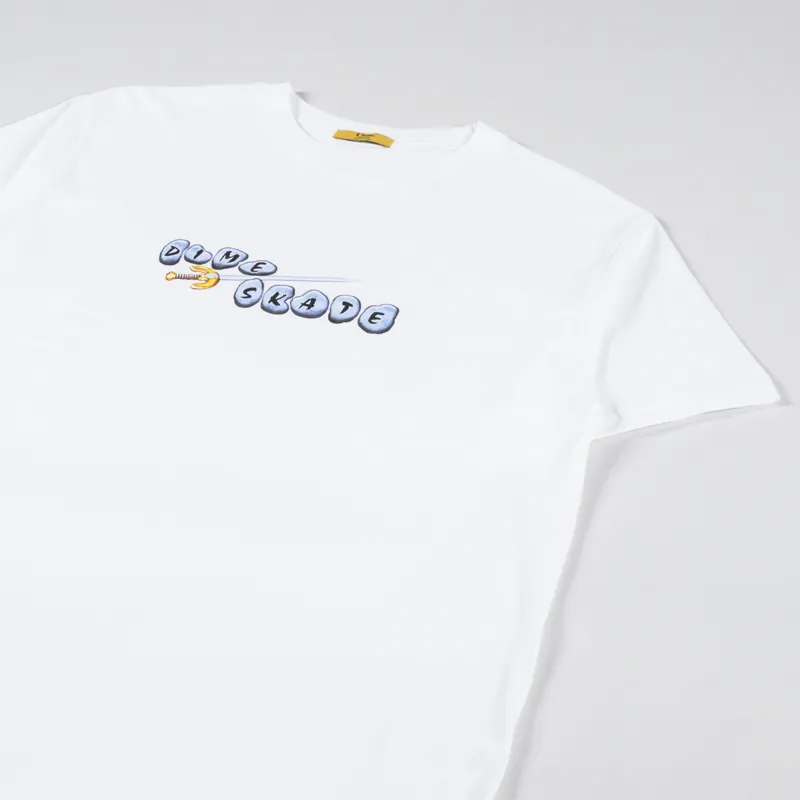 Dime Skate T Shirt White-2