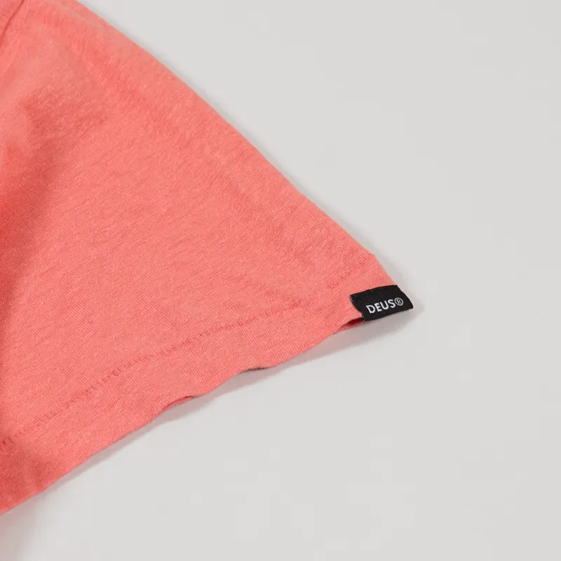 Deus Ex Machina Diamond Daze T Shirt Guava Pink-3