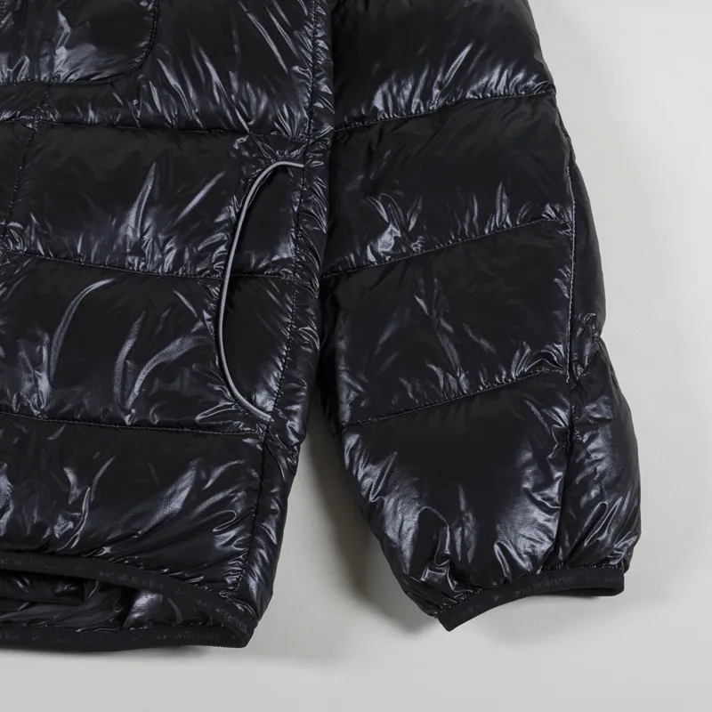 And Wander Insulated Diamond Stitch Packable Down Jacket Black