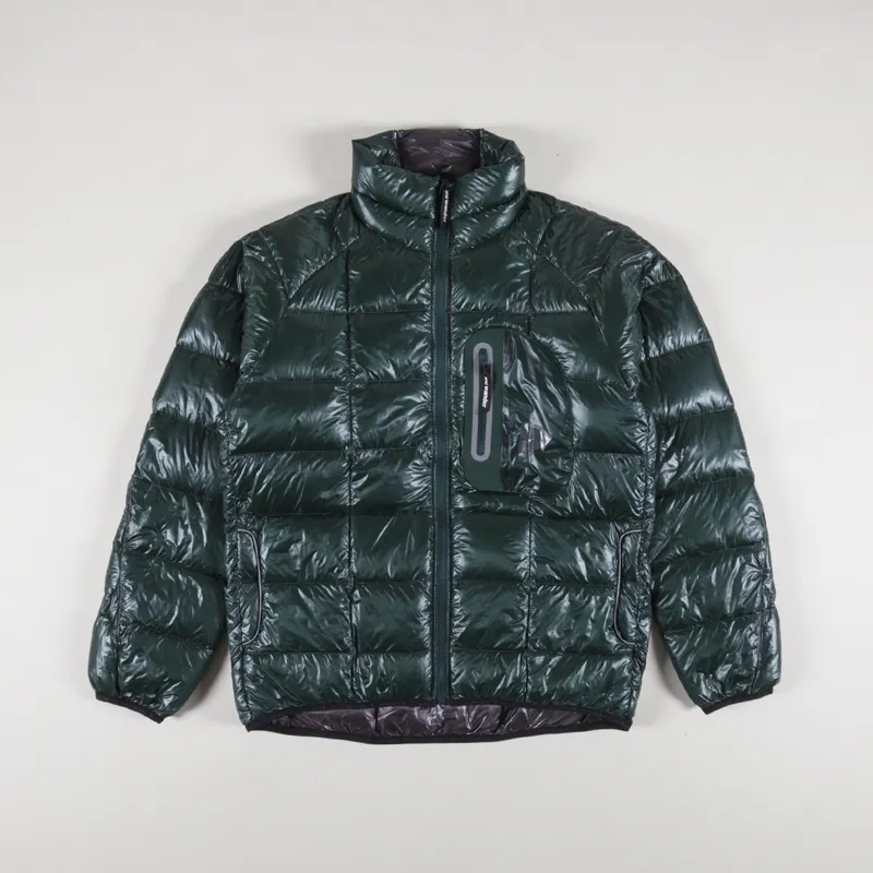 And Wander Insulated Diamond Stitch Packable Down Jacket Green