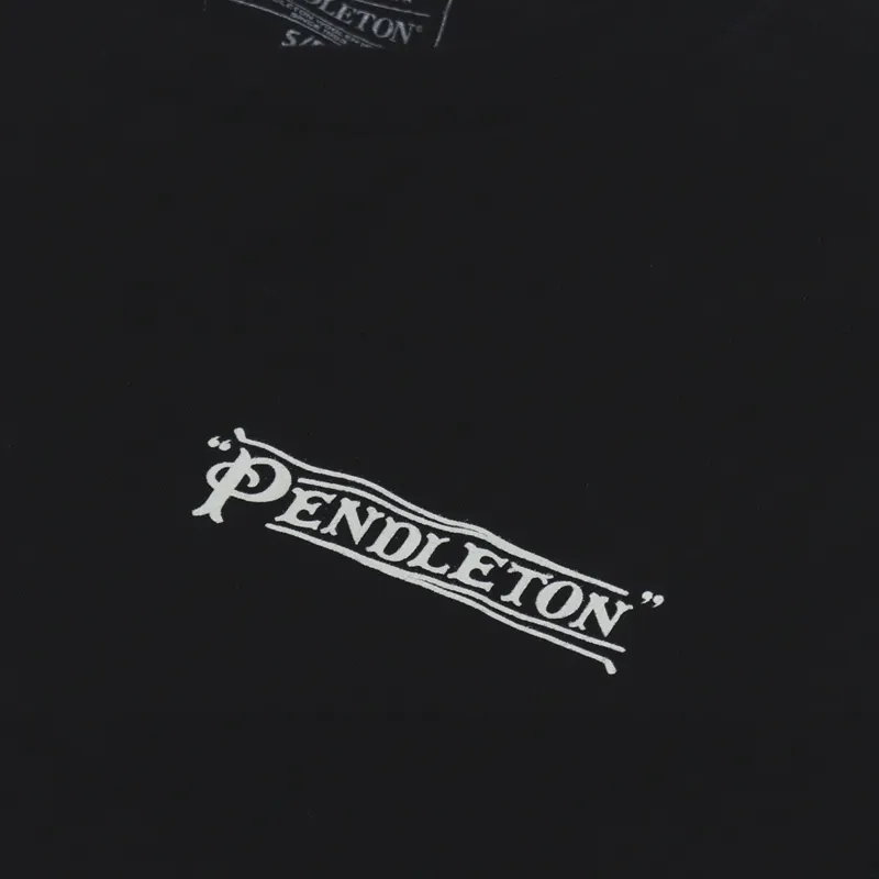 Pendleton Diamond Stripes Graphic T Shirt Black-5