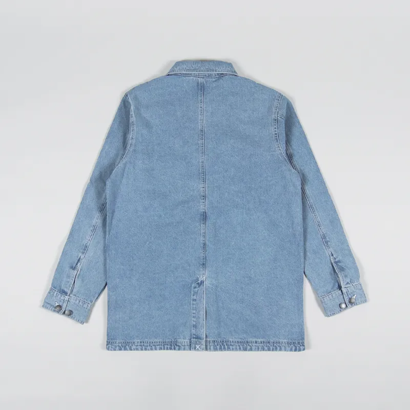 Dickies Denim Chore Coat Light Wash-2