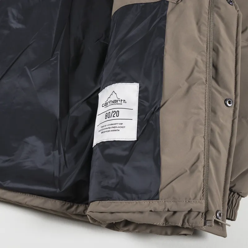Carhartt WIP Danville Down Jacket Barista Black-6