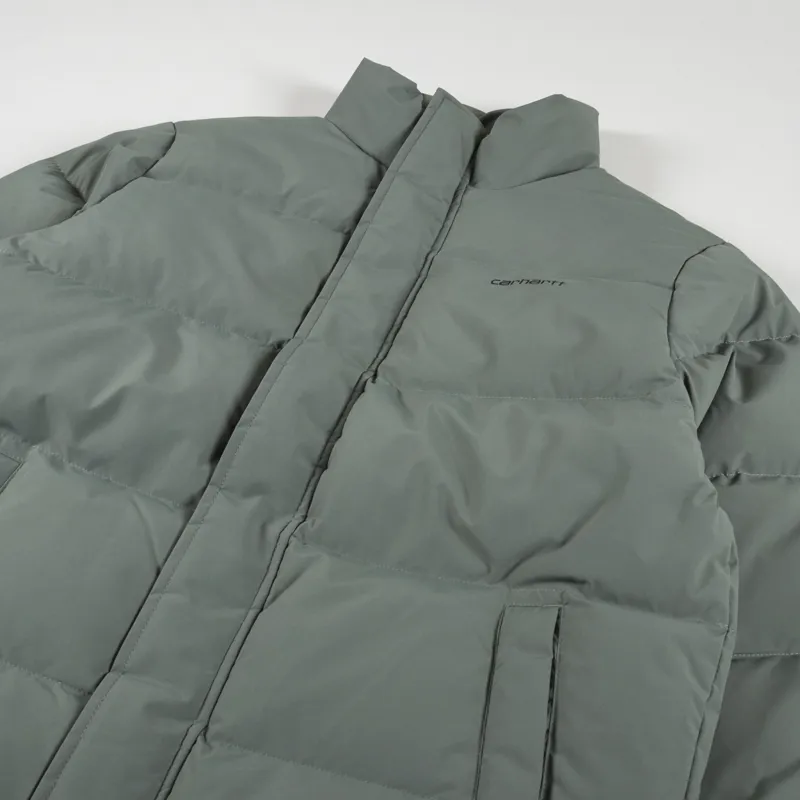 Carhartt WIP Danville Down Jacket Smoke Green Black-1