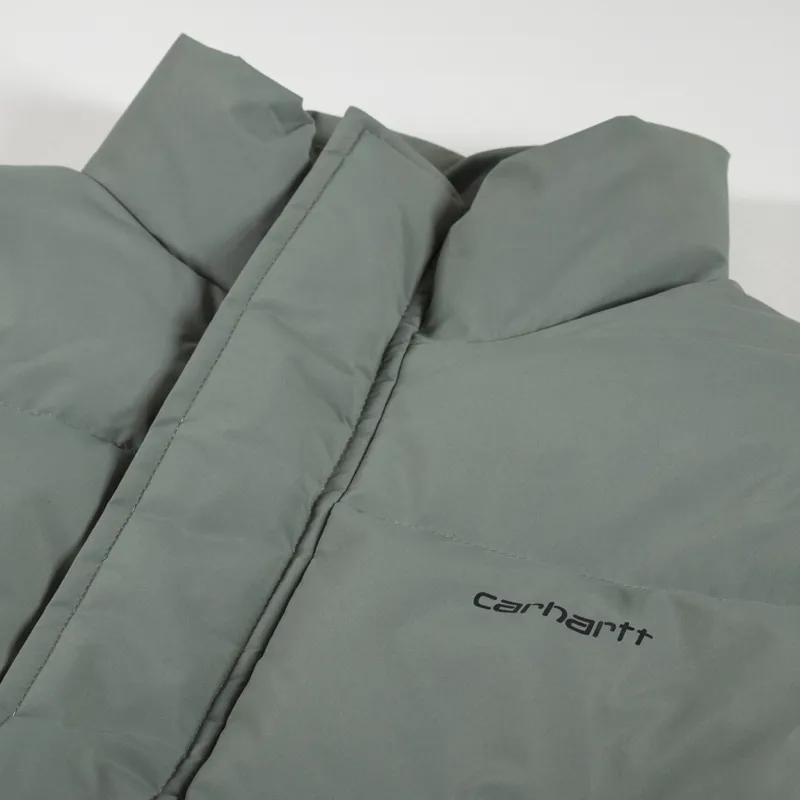 Carhartt WIP Danville Down Jacket Smoke Green Black-2