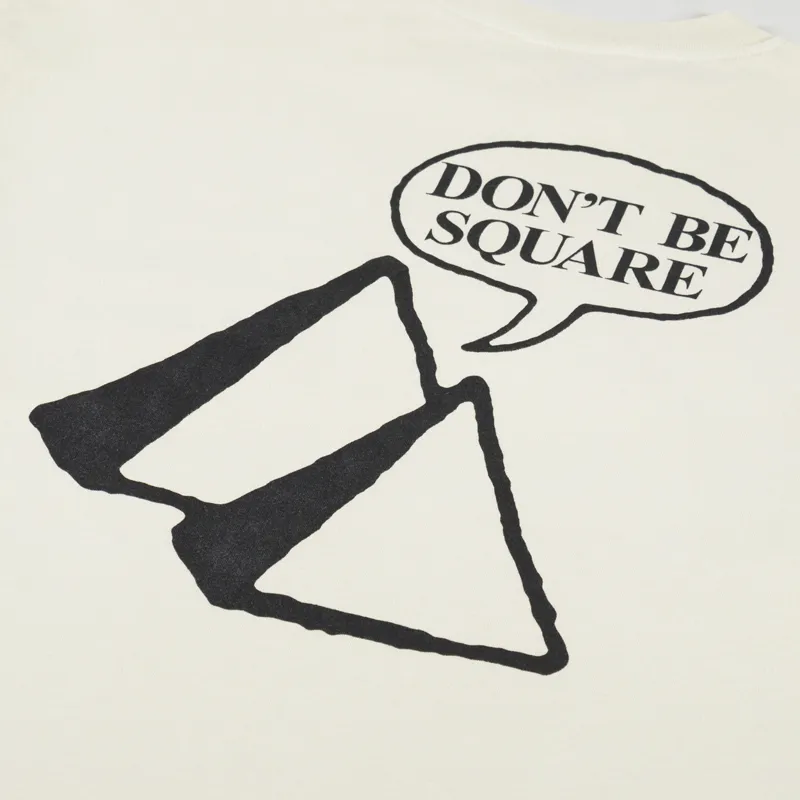 Aries Don't Be A Long Sleeve T Shirt Seedpearl-4