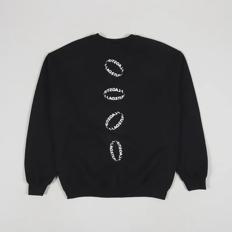 Flagstuff Donuts Logo Sweat Black-1