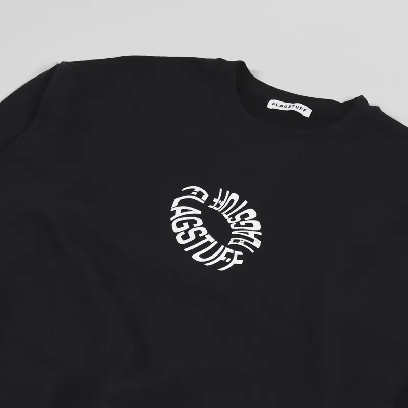 Flagstuff Donuts Logo Sweat Black-2