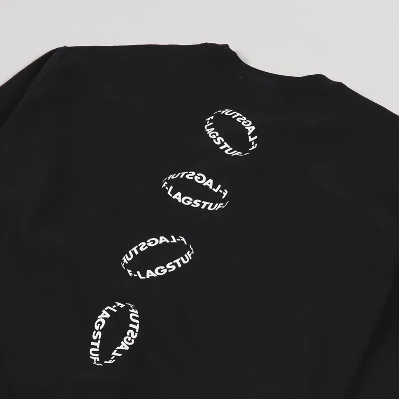 Flagstuff Donuts Logo Sweat Black-3