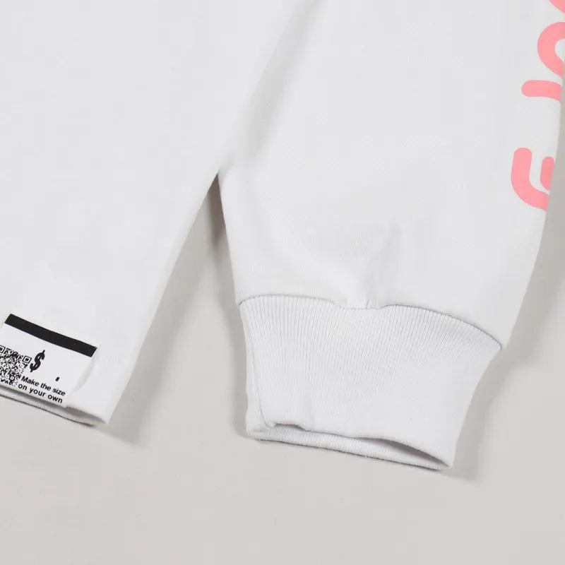 Flagstuff Donuts Long Sleeve T Shirt White-6