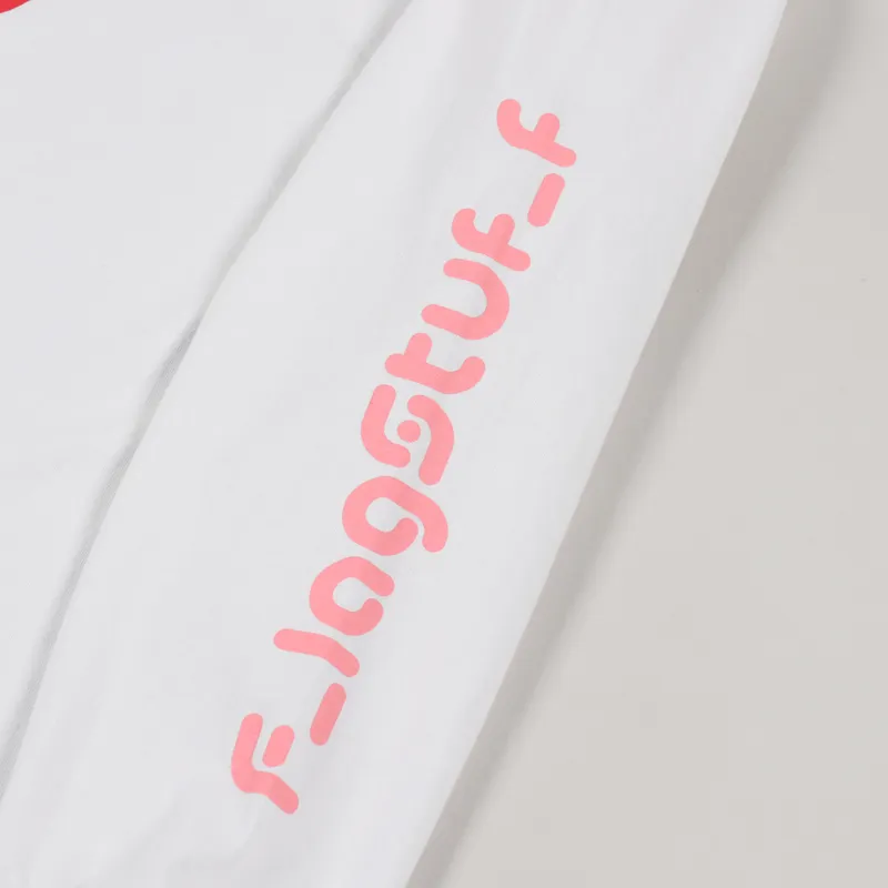 Flagstuff Donuts Long Sleeve T Shirt White-4
